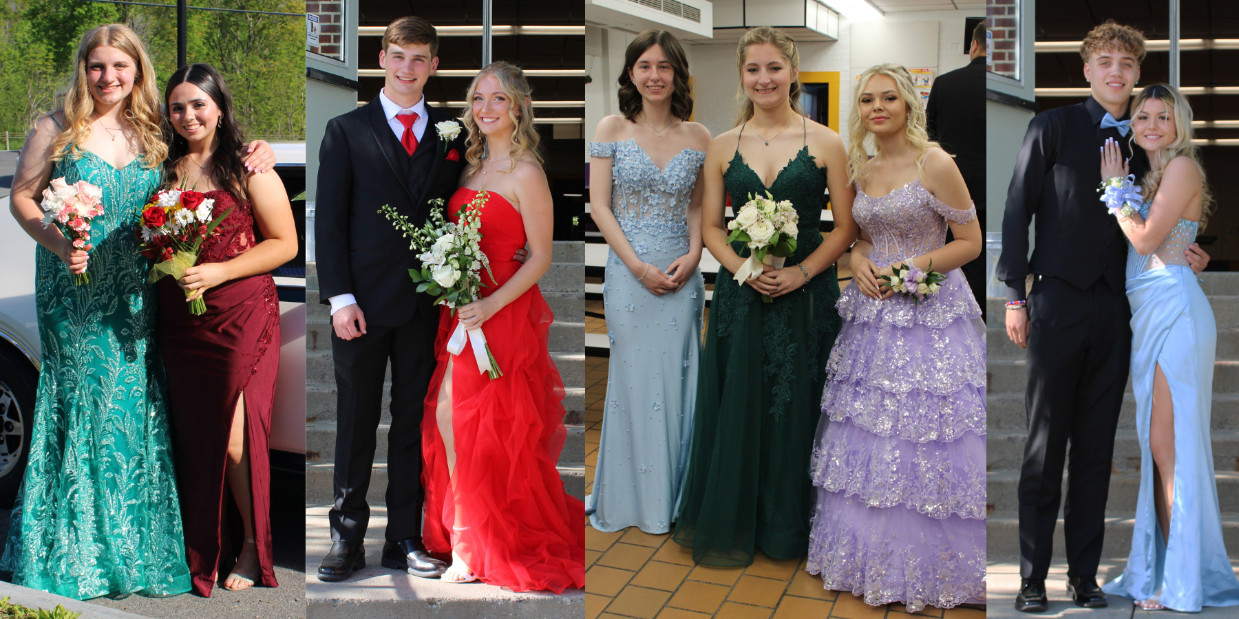 students dress up for the prom
