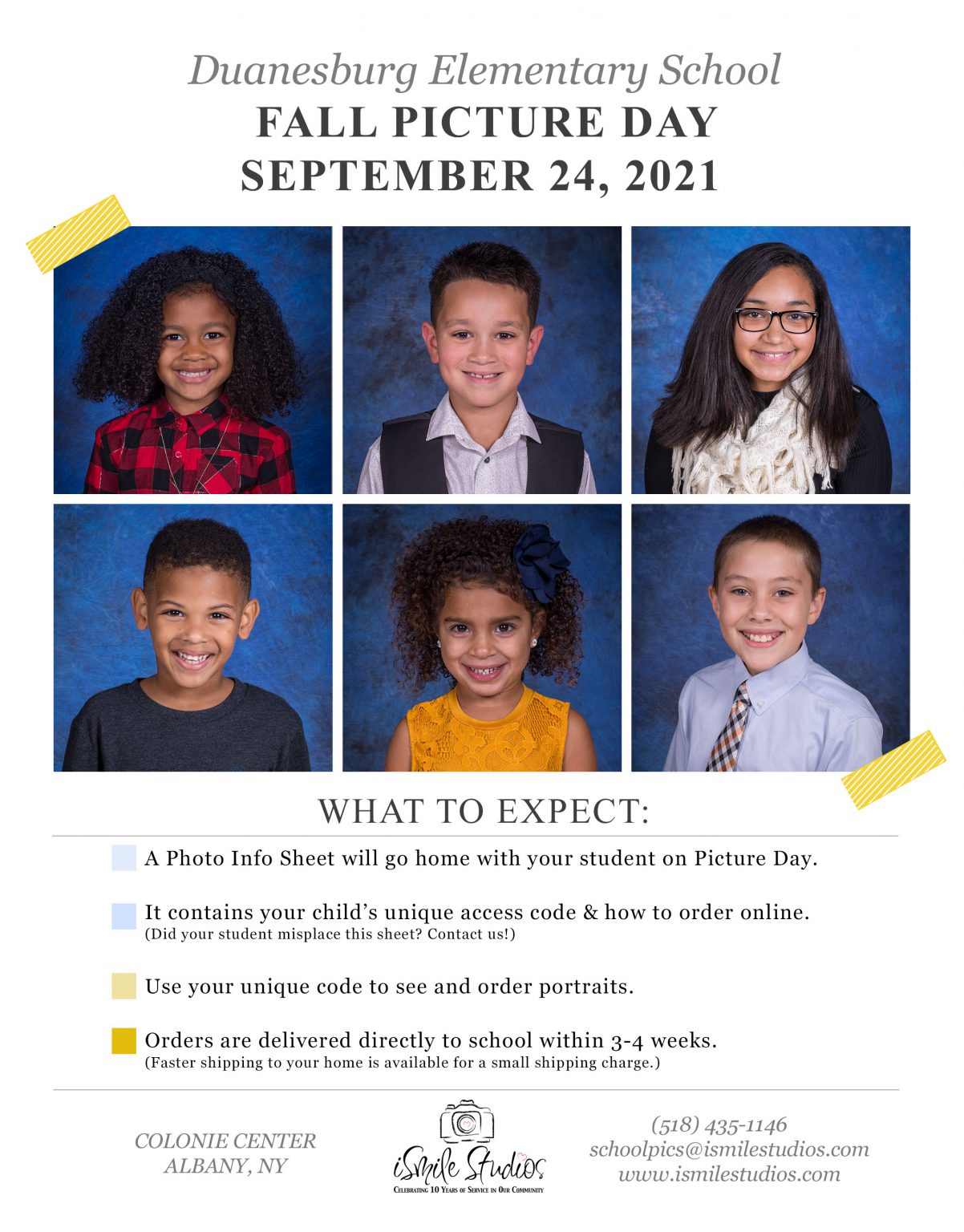 Elementary picture day is Sept. 24 Duanesburg Central School District